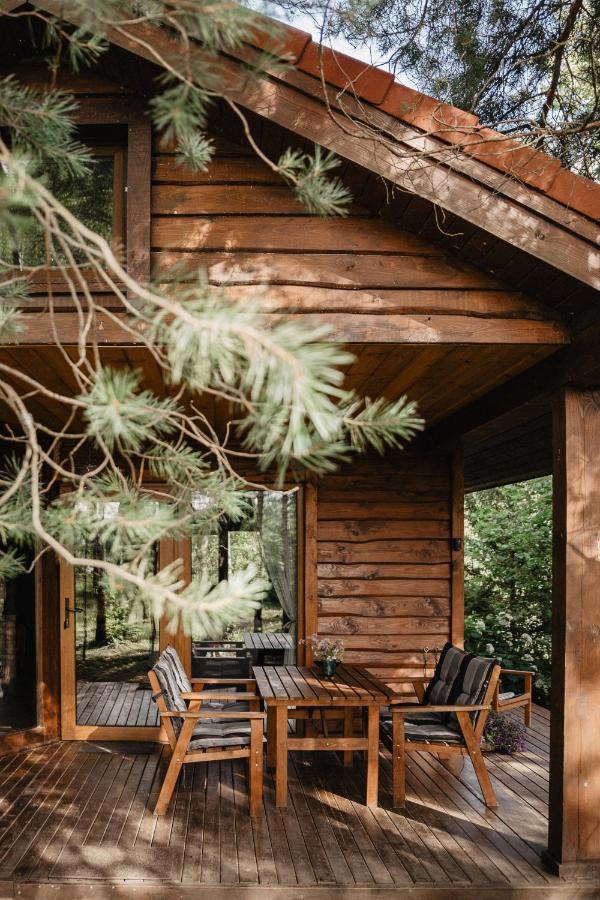 Berzu Namelis - Birch Cabin Kuciunai Bagian luar foto