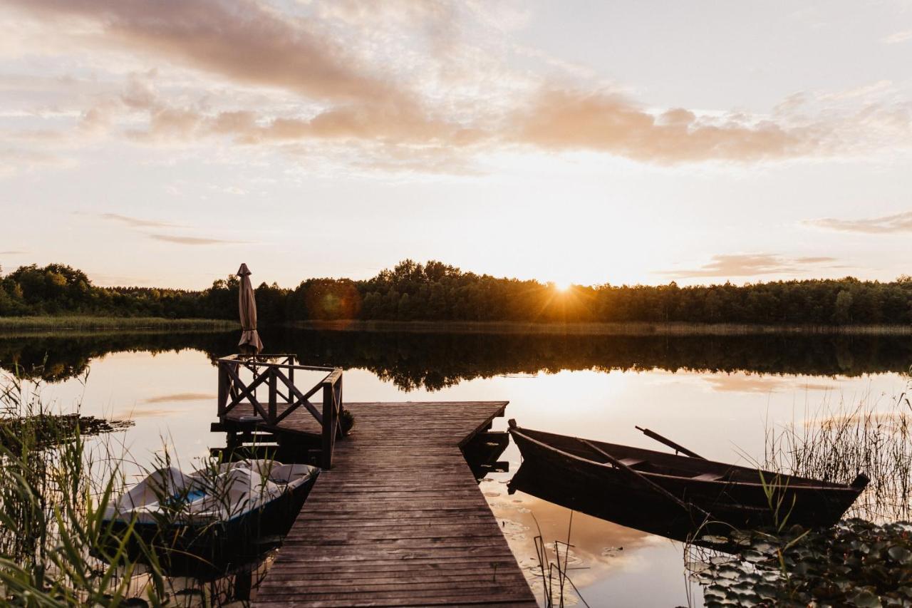 Berzu Namelis - Birch Cabin Kuciunai Bagian luar foto