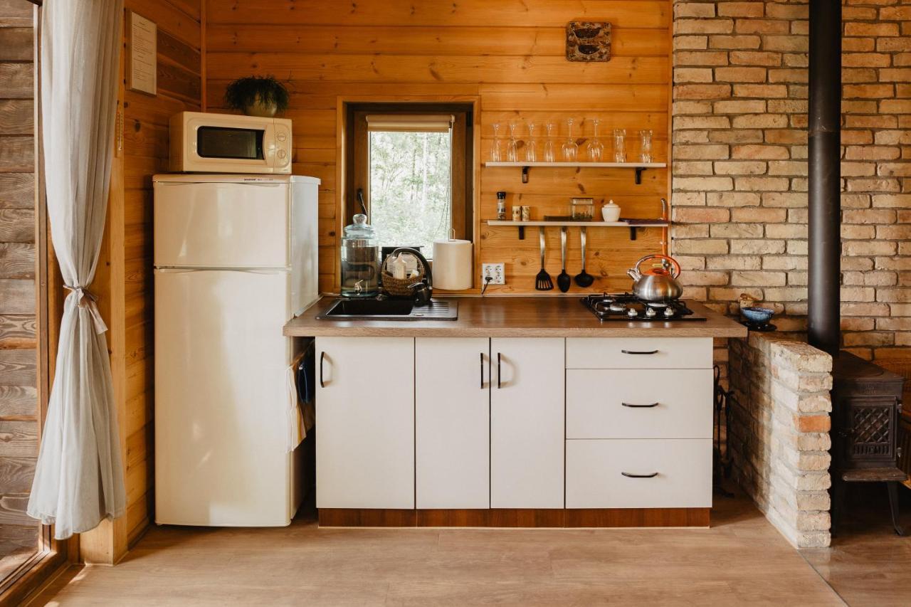 Berzu Namelis - Birch Cabin Kuciunai Bagian luar foto