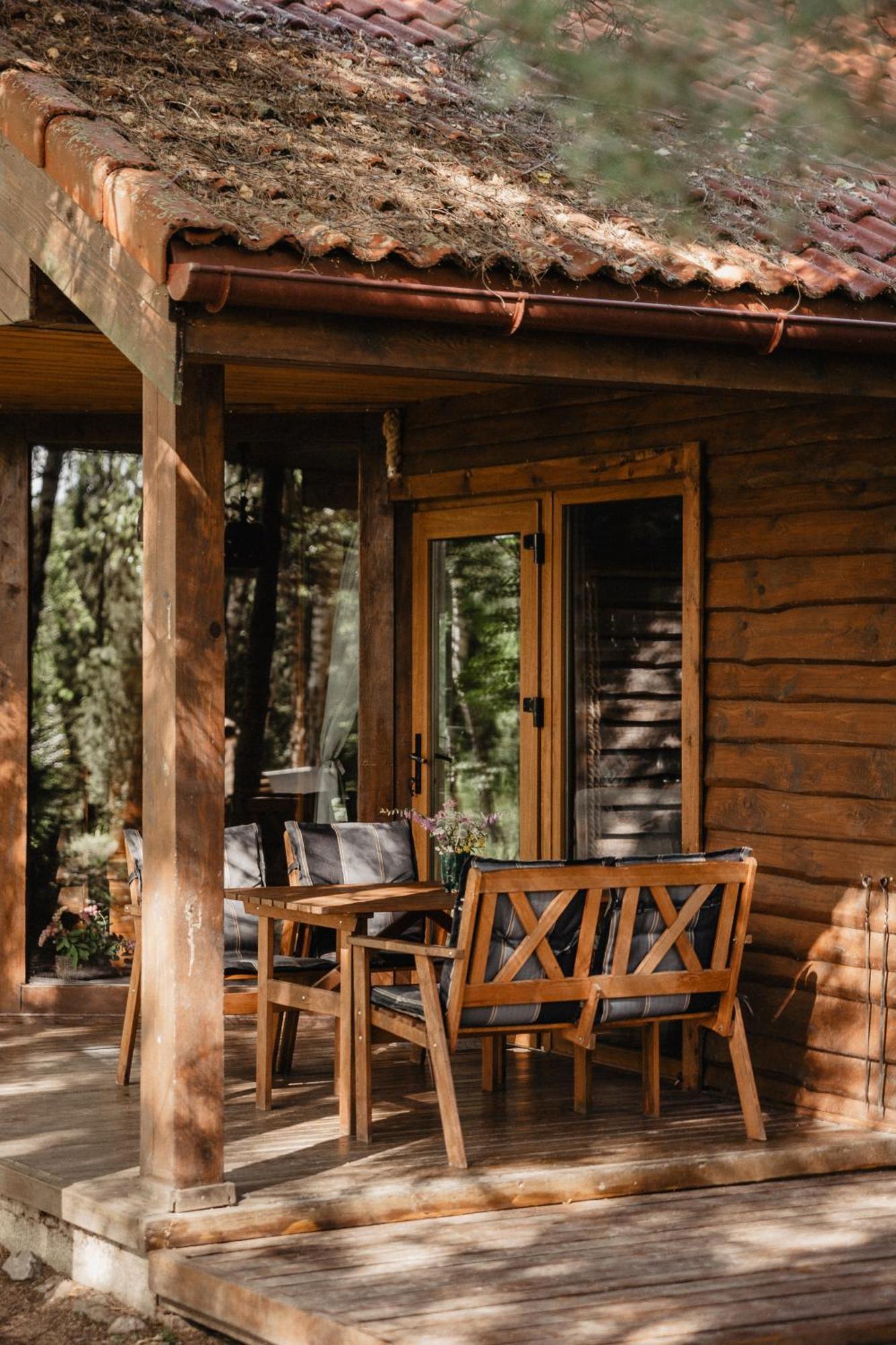 Berzu Namelis - Birch Cabin Kuciunai Bagian luar foto